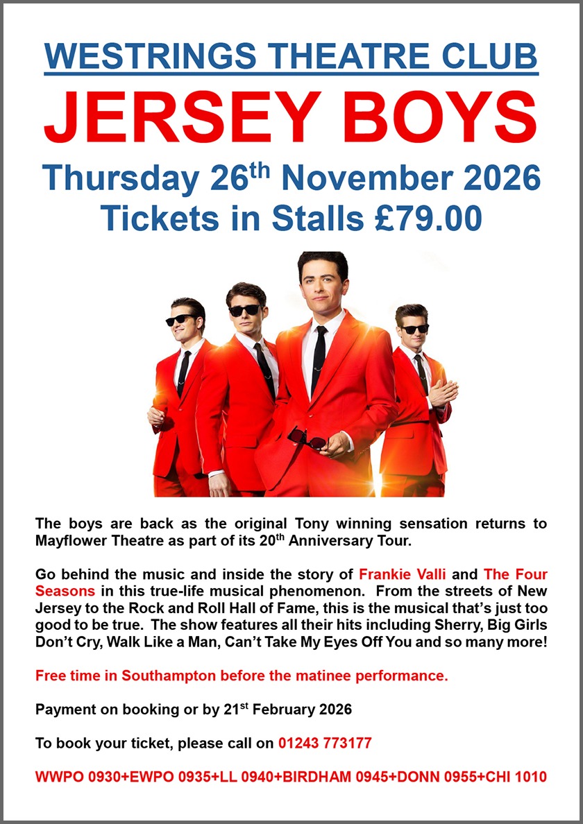 Westrings Travel Jersey Boys